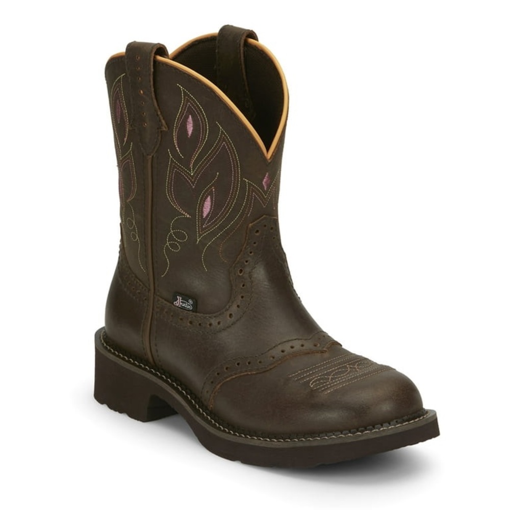 Real leather Round Toe Cowgirl Boots for Women